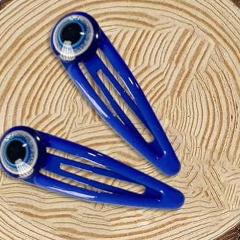 Evil Eye Snap Hair Clips